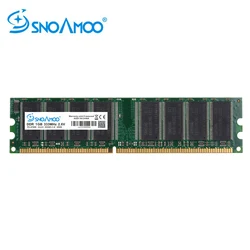 SNOAMOO 데스크탑 DDR 1GB 400MHz PC-3200 DDR 333MHz 184 핀, 고품질 ddr 메모리 CL3 DIMM RAM 1G 수명 보증