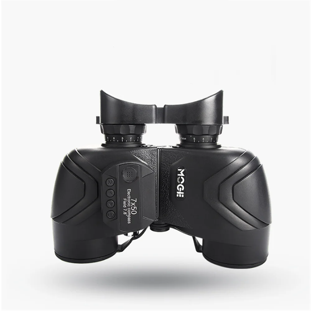 

MOGE Nitrogen-filled Waterproof Anti-fog 7X50mm Binoculars HD High-definition with Electronic Compass BAK4 Telescope