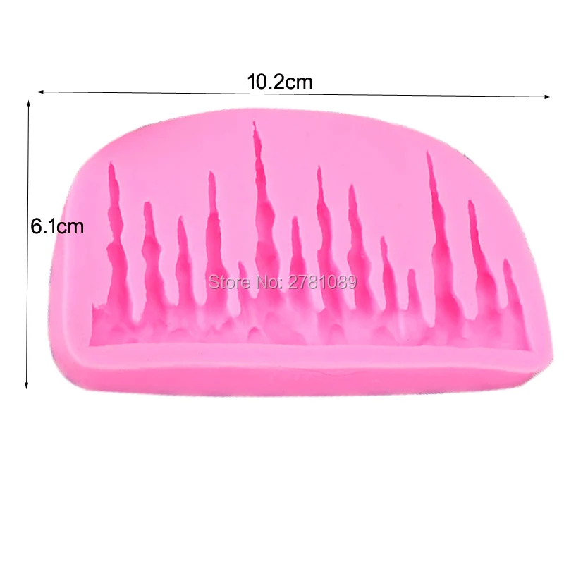 Sophronia Sopircle ice Design Shape Cake Border Decoration Gumpaste Fondant Chocolate Cookie kitchen Clay Resin Baking Mold M473