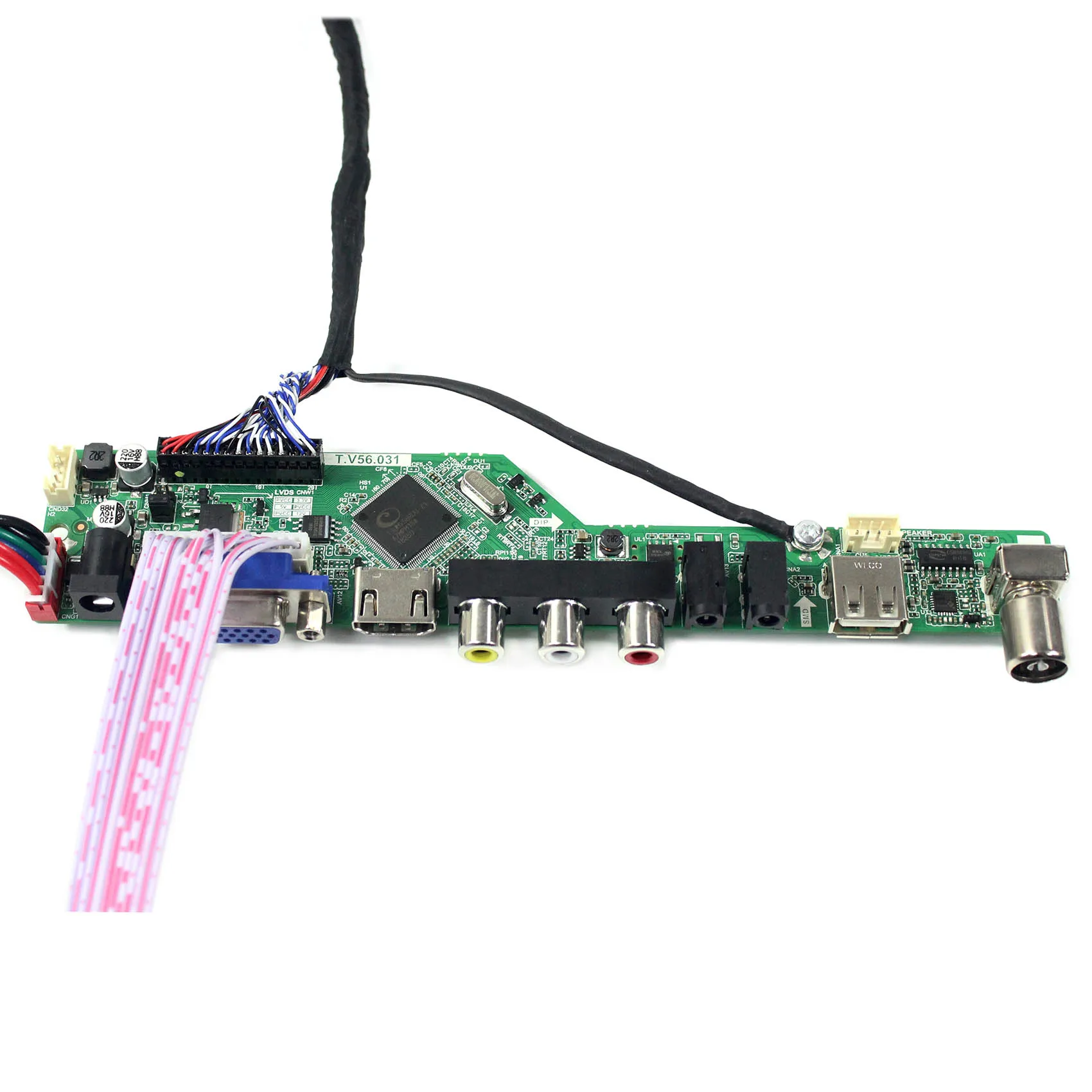 Для 32 дюймов 1920x1080 51 pin P320HVN01.0 P320HVN01.1 HD-MI VGA AV USB DIY комплект платы контроллера с платой питания