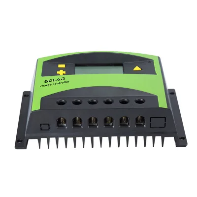 ALLMEJORES 60A تيار مستمر 12 فولت/24 فولت السيارات شاحن بالطاقة الشمسية تحكم لوحة طاقة شمسية شاحن بطارية منظم مع شاشة الكريستال السائل وثنائي 5 فولت USB