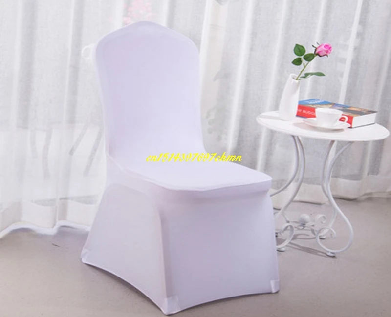 50pcs/lot Colorful Chair Cover For Wedding Hotel Banquet Chair Cloth Spandex/polyester Cover Free size 22 colors