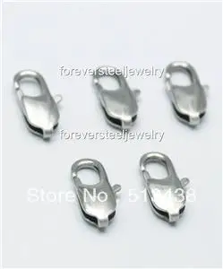 

50pcs 18mm High polished Stainless steel connection clasp&hooks .jewelry accessories.DIY bracelet necklace