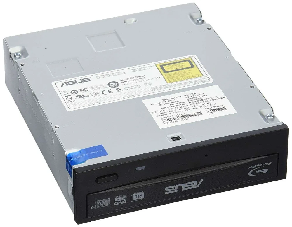 Imagem -03 - Asus Drive Interno de Blu-ray 16x Drive sl 12x Drive dl 16x Dvd Mais -r Bdxl Sata sem Embalagem de Varejo