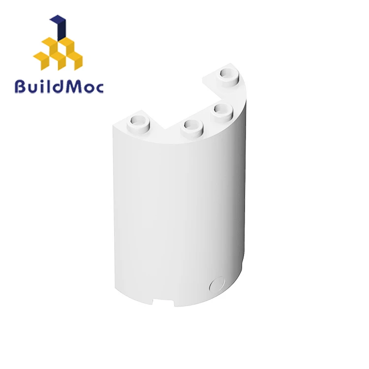 

BuildMOC 85941-35312 Cylinder Half 2 x 4 x 5 with 1 x 2 Cutout For Building Blocks Parts DIY electric Ed