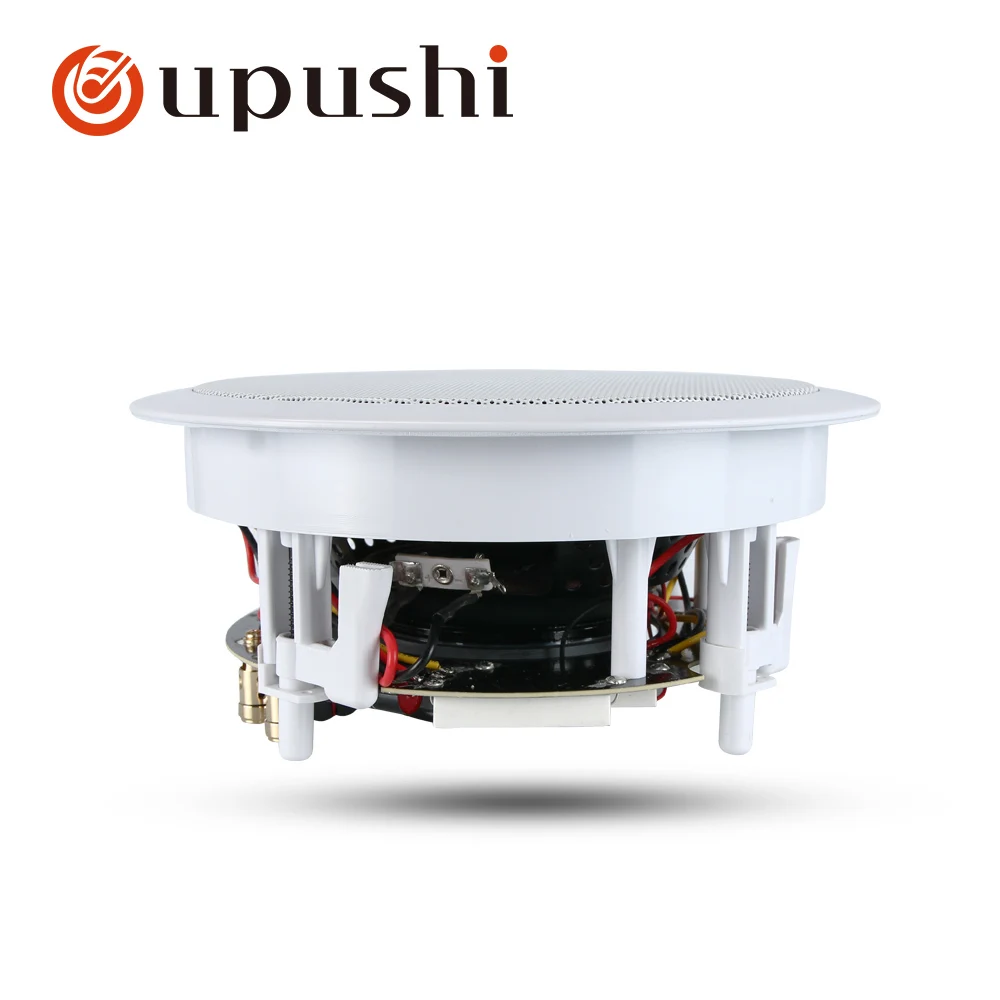 Oupushi ceiling speaker 6.5-8 inch home theatre system roof speakers 120W for home surround sound system loudspeaker 2pcs