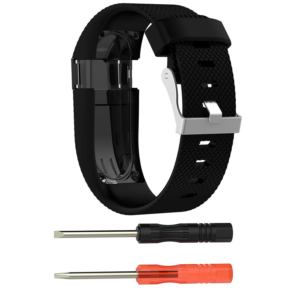 Replacement Wrist Band Watch Strap for Fitbit Charge HR Watchbands Wireless Activity Tracker Metal Buckle WristBand Hot Selling