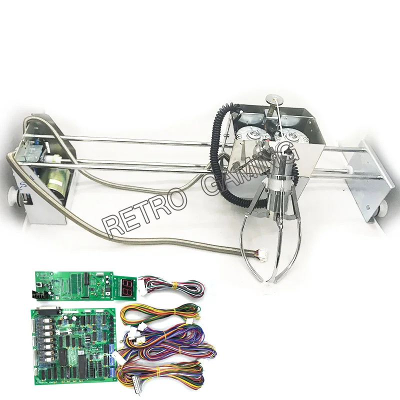 

71CM Crane Machine Stainless Steel Toy Kit Doll Claw Motor Assembly for Arcade Crane Machine With Main Board Game Parts