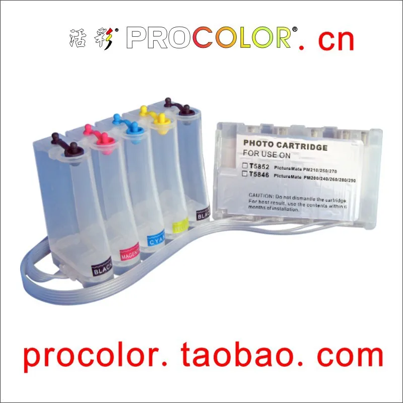 

WELCOLOR Newest T5852 CISS with ARC chips for epson PM 210 PM270 PM-70 PM-210 PM-235 PM-250 PM-270 PM-310 PM-215 PM-245 PM410