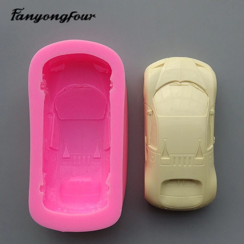 Silicone mold 3D anti real sports car resin gypsum candle concrete crystal drop glue mold DIY handmade handicraft