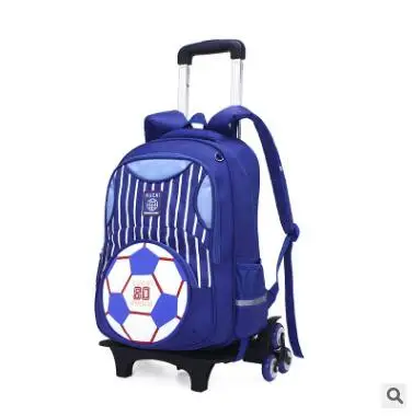 Wheeled backpack for kids Rolling bags for boys Student trolley backpack school bags with wheels Children travel trolley Mochila