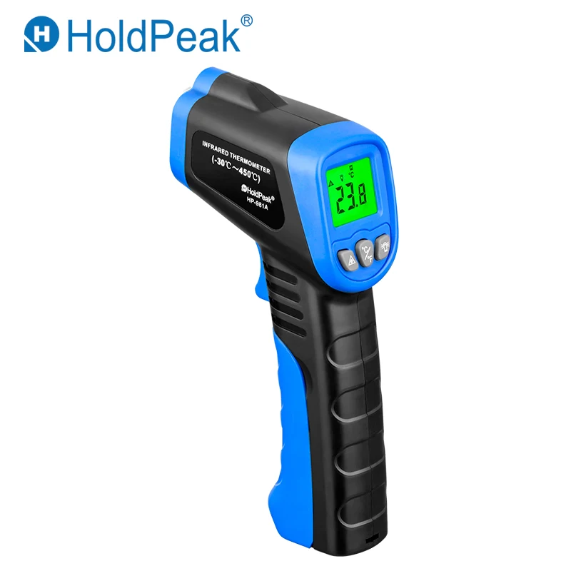 -30~350'C /-22~662'F HoldPeak HP-981A Infrared Thermometer Professional Non-contact Temperature Tester IR C/F Temperature Laser