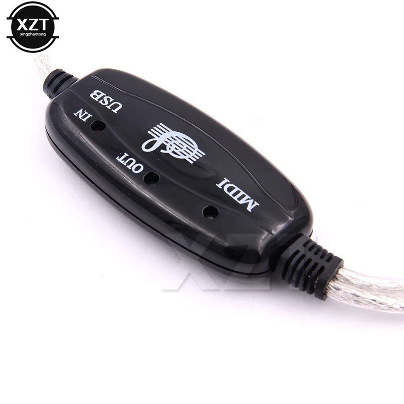 Kabel MIDI do konwertera USB IN-OUT profesjonalny interfejs MIDI Audio muzyka na klawiaturę PC na fortepian elektryczny Adapter bębna