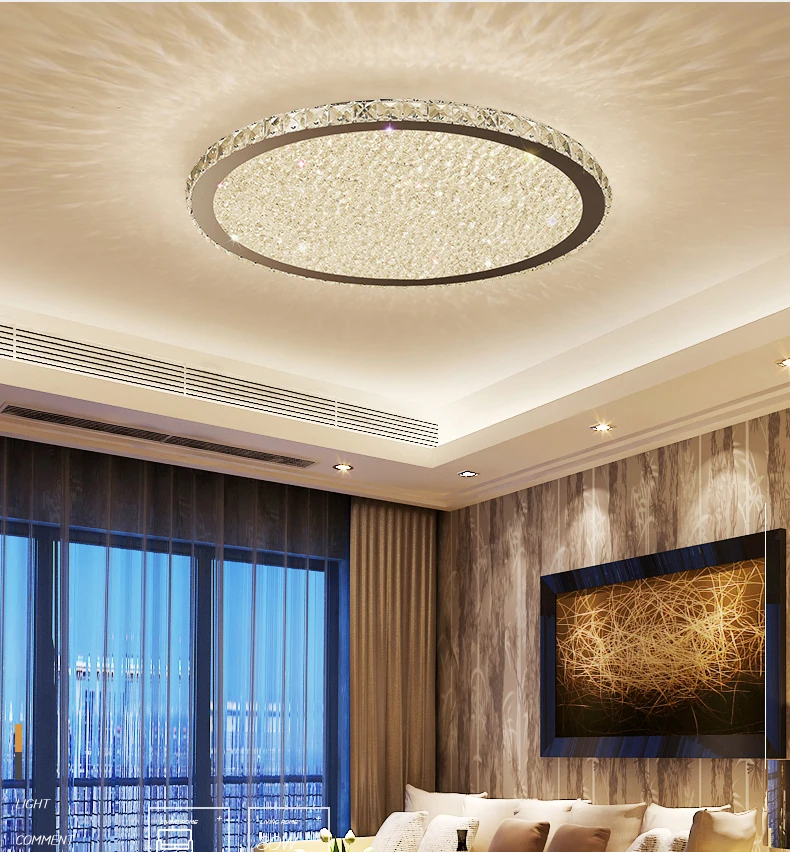 Crystal Chandelier Modern K9 Chandeliers Ceiling Plafon Lamp Light Fixtures Living room Bedroom Dining Home Lighting