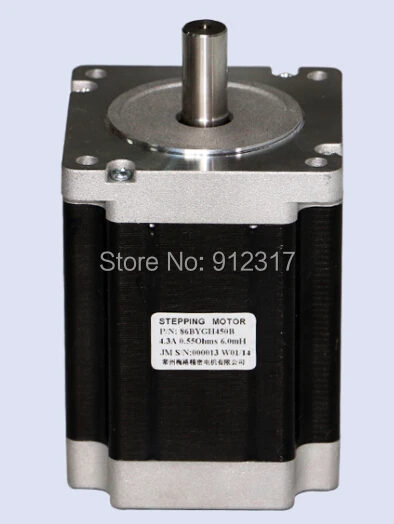 

Nema34 86BYGH450B-06D stepper motor cnc router 2 phase stepping motor L113mm torque 8.5Nm