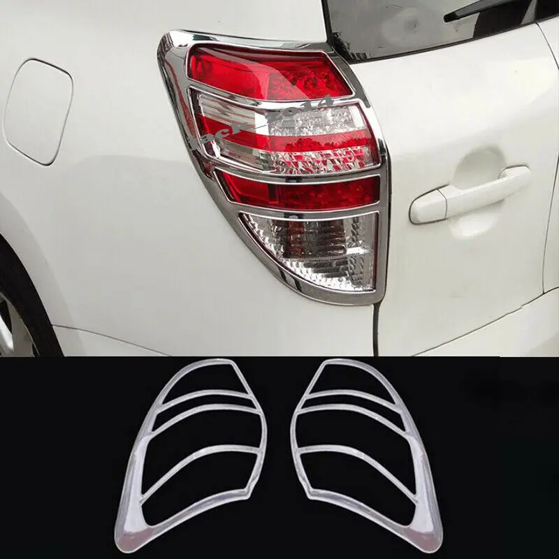 

For Toyota RAV4 2006 2007 2008 2009 2010 2011 2012 ABS Chrome Rear Tail Lamp Cover Trim Protector 2pcs