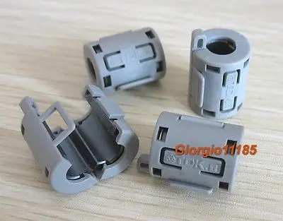 20 piezas TDK 7mm Clip-on RFI filtro EMI ferrita
