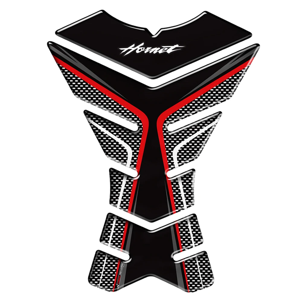 For Honda Hornet CB600F CB650F CB250 CB1000R Tankpad 3D Carbon-look Motorcycle Tank Pad Protector Decals