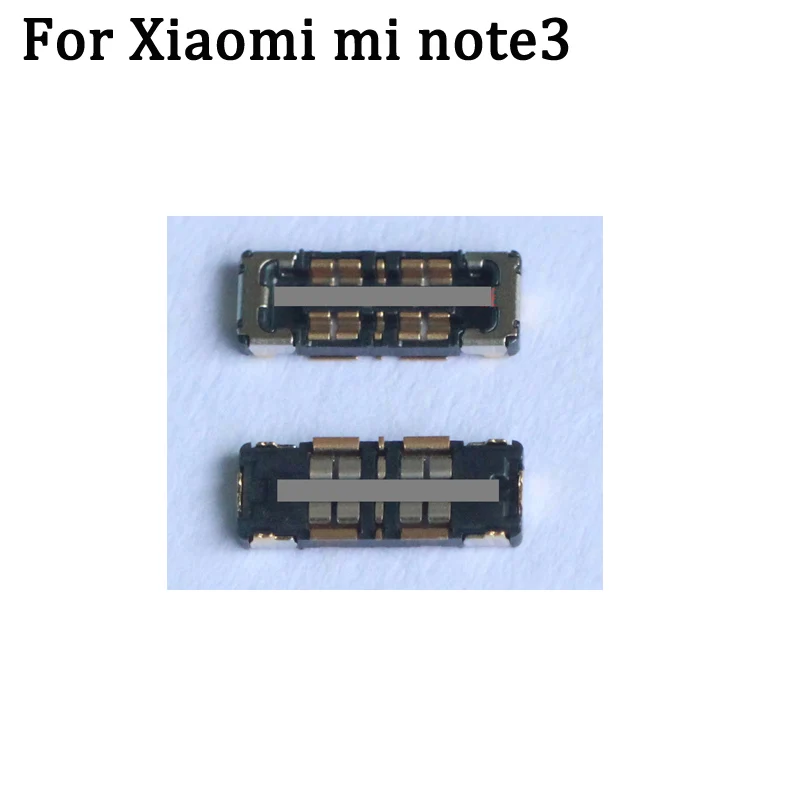 1 set Inner FPC Connector Battery Holder Clip Contact for Xiaomi Mi Note3 Note 3 logic on motherboard mainboar