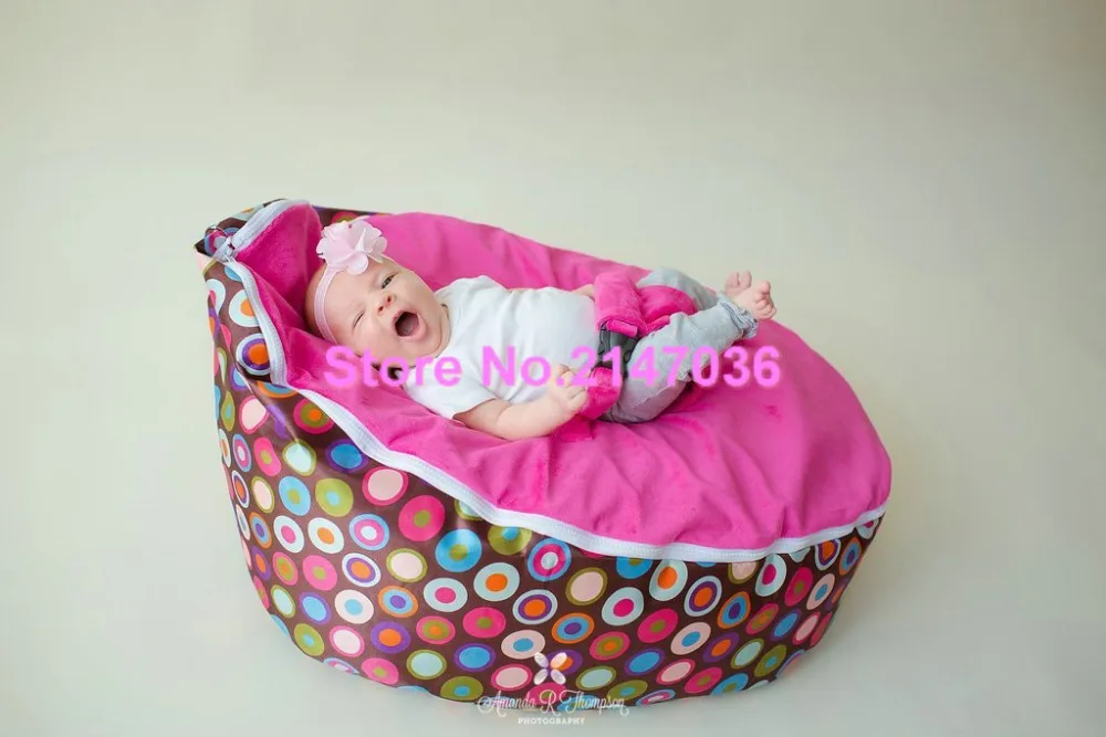 Various colors baby bean bag chair, portable kids beanbag sofa seat