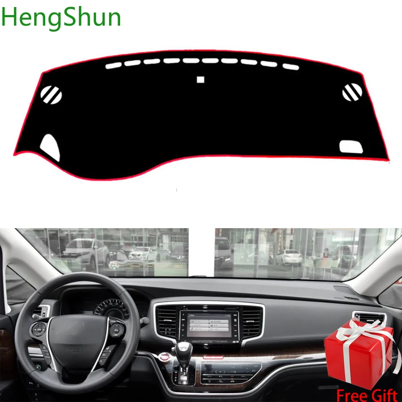 For Honda odyssey 2015 2016 2017 2018 Car Styling Dash Mat Dashmat Dashboard Sticker Cover Sun Shade Dash Board Cover Carpet