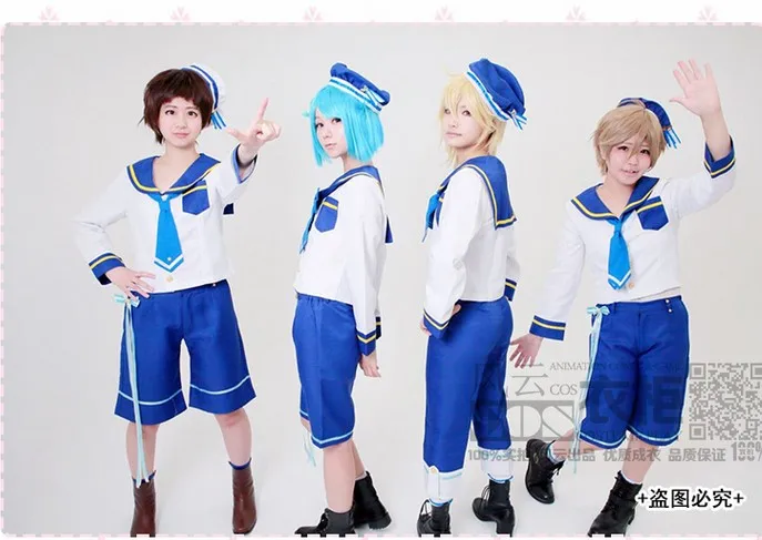 Ensemble Stars Navy Uniform Shino Hajime Cosplay Costume Custom Any Size