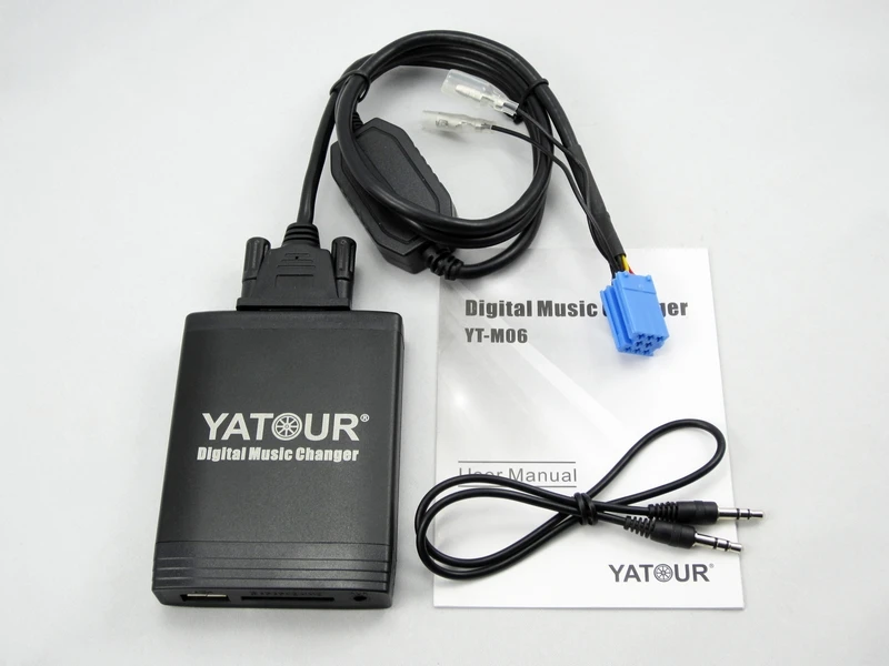 Yatour digital CD player USB SD AUX decorder player for VDO Renault 8pin Clio Megane Laguna Espace