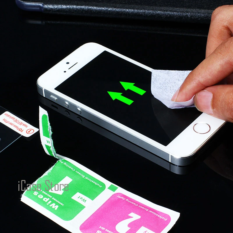 0.3mm 9H Ultra Thin Tempered Glass For iPhone aifon ifon ihone i phone 4 4s 5 5s 5c 6 6S Plus 2.5d Screen Protector image 5