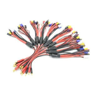 8 in 1 Ladeadapter, 4,0 mm Bananenanschluss, EC3 XT60 TRX JST FUTABA T, für Lipo IMAX B6AC -Batterie, hohe Qualität 8 Hauptverkaufsbatterie -Radio -Futaba - №2