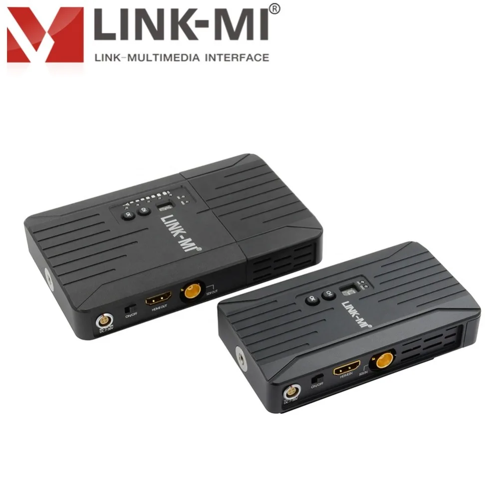 Transmissor de vídeo sem fio LINK-MI wx150 150m hdmi/sdi, extensor de receptor e receptor sem fio
