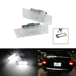 ANGRONG 1 Pair LED License Number Plate Light Lamp Bulb For VW Golf Touareg Passat Tiguan 5N Porsche Cayenne 955 / 957 Audi TT