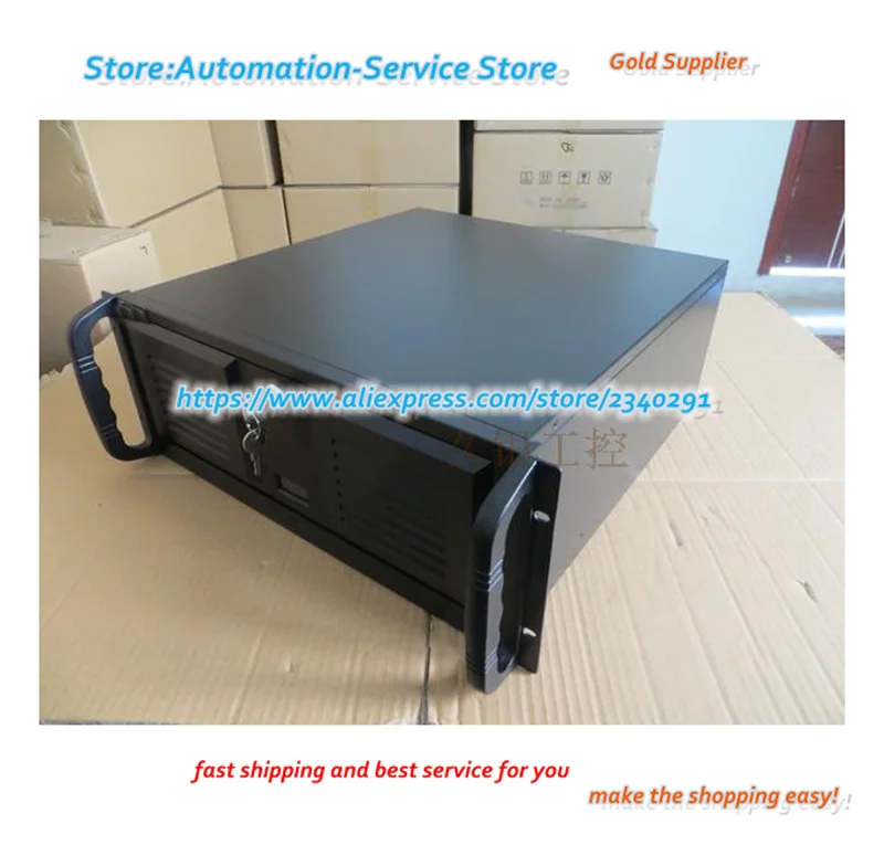 4U450S Panel Lock 12*13 Large PC Power Supply Industrial Industrial Control Monitor Server Case