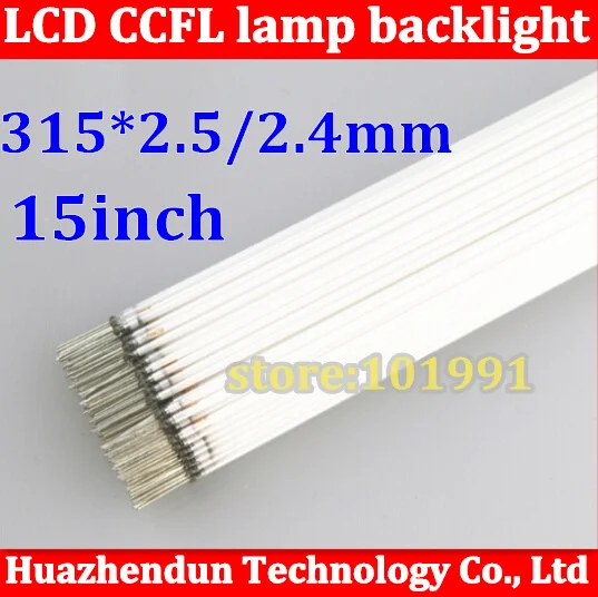 

300pcs NEW Free shipping Supper Light CCFL 315MM * 2.5 mm, 15.1" LCD Backlight Lamp 315 MM High Quality