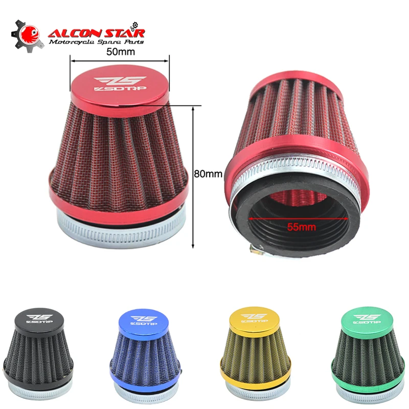 Alconstar-55mm Air Filter Intake Kit Mushroom Head Air Filter Cleaner for 32 34mm Keihin PWK KOSO OKO Carburetor ATV Dirt Bike