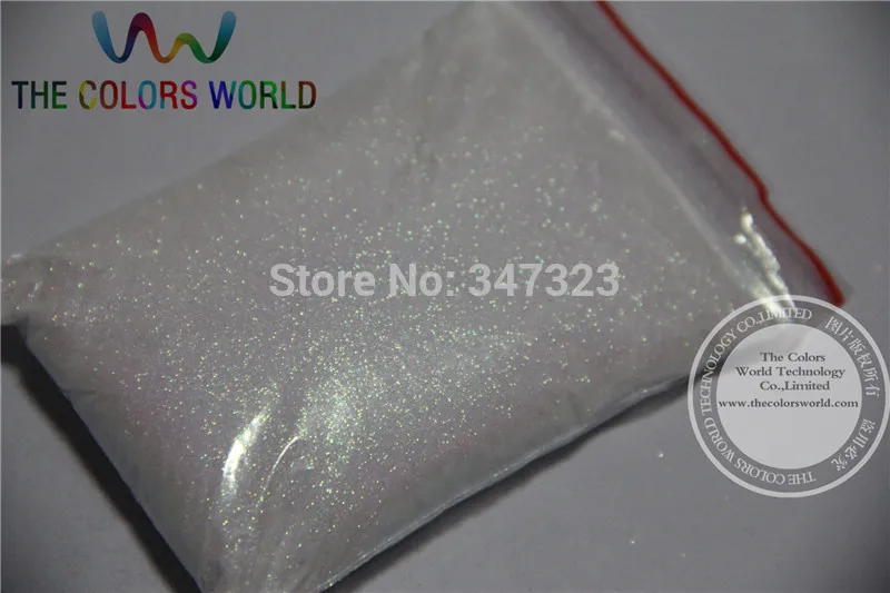 TCR03 0.05mm 002 Rainbow White with Red Light  Color holographic Glitter powder  luster  for nail,tatto art decoration dust