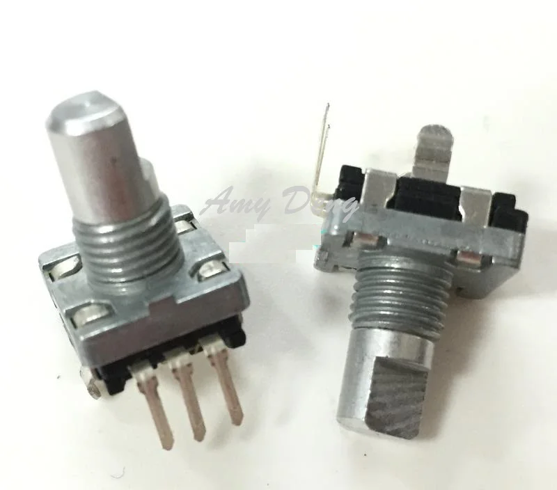 20pcs/lot  Taiwan EC11 encoder 20 number 20 pulse posioning axle length 12MM without pressing the switch pin 3