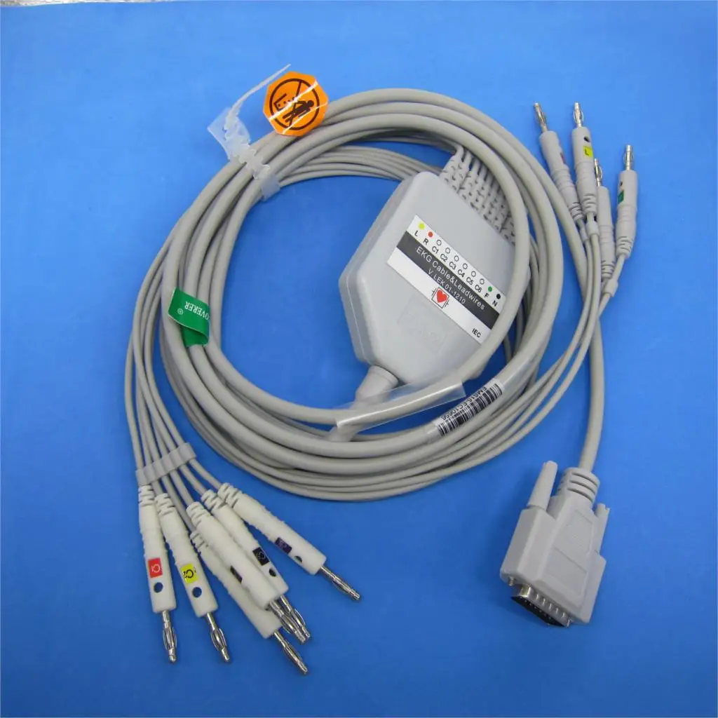 

Nihon Konden banana plug 10 lead ecg cable ekg cable