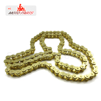 Gold  420 102/104/108 links GOLD O-RING chain 50 70 90 110 125cc dirt bike/pit bike 420 china can choose thelinks you want