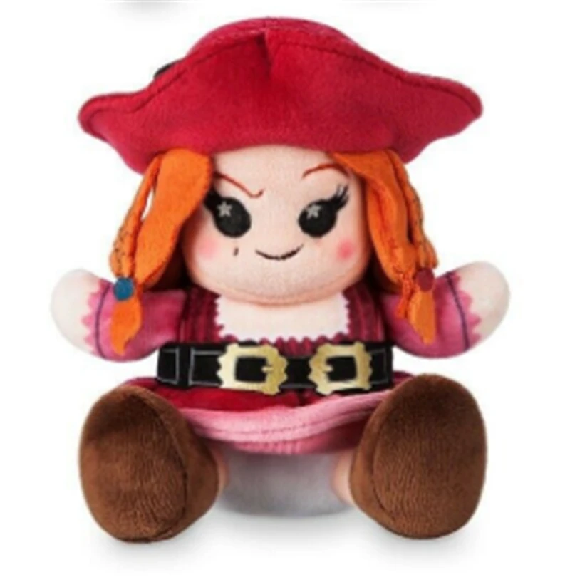 2019 New Wishables Pirates Caribbean Redd Redhead Plush Doll Toy