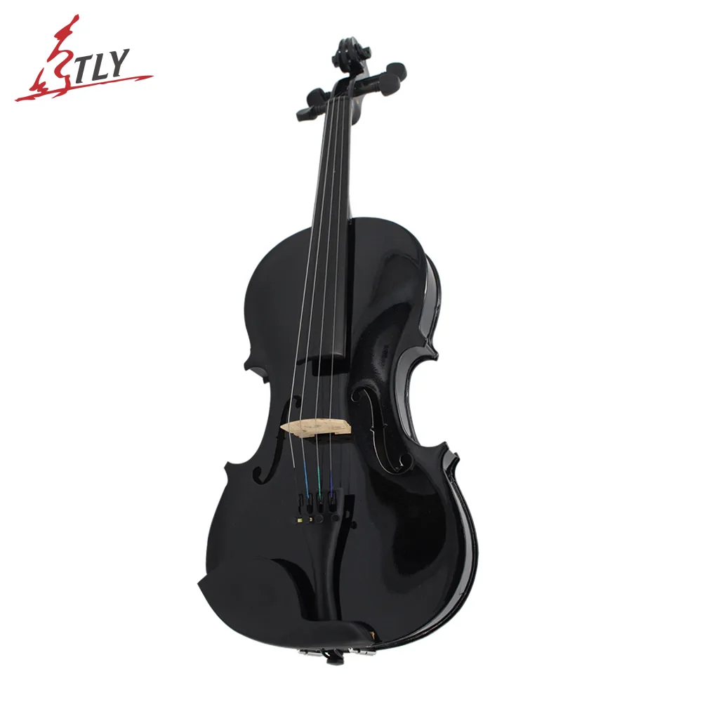 

TONGLING High Quality Student Beginner 4/4 Violino Fiddle with Case Bow Rosin Full Set Accessories Black Violin