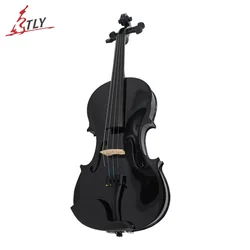 TONGLING High Quality Student Beginner 4/4 Violino Fiddle with Case Bow Rosin Full Set Accessories Black Violin