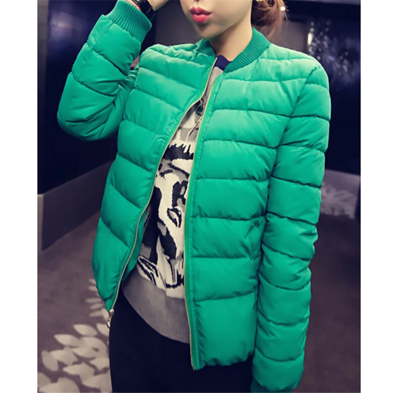 2020 Winter Coat Women Street Retro All-match Leisure Thin Cotton Padded Jacket Female Short Jacket CC286