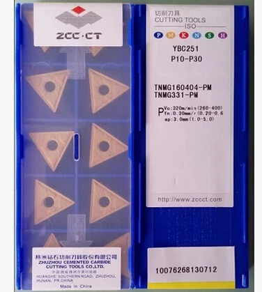 

Free shopping 10 pcs tnmg160404 PM ybc251 ZCC. CT of cutting insert tool for insertion into steel and stainless steel