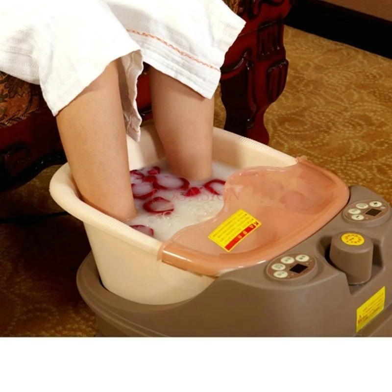 Electric Feet Cleansing Split Type Safety Foot Bath Automatic Massager Hot Moxibustion Massage Leg Wash Barrel Top Fashion