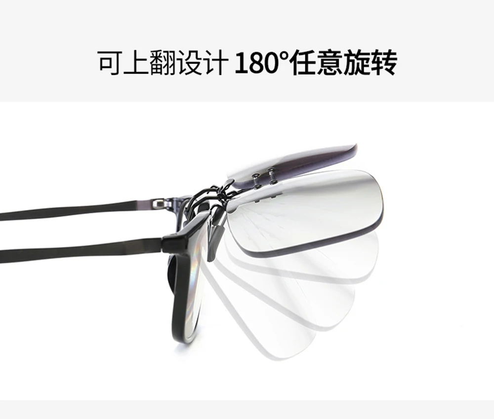 See Far and Near Progressive Multifocal Anti-blue Clip Reading Glasses +1 +1.5 +2 +2.5 +3 +3.5 Turn Up and Down
