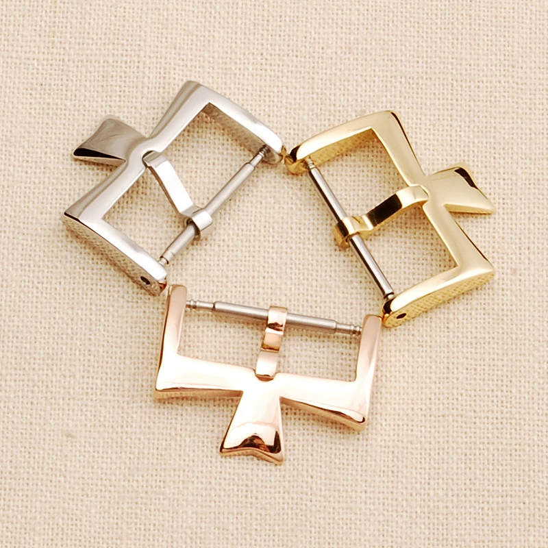 Stainless Steel Watch Clasp For VC Vacheron Watch Strap Buckles Constantin 16MM 18MM Silvery Golden Rose gold Metal Pin Clasp