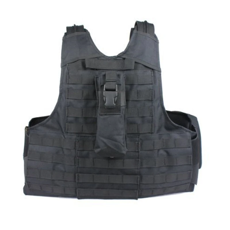 Airsoft-Militar-Paintball Tatico Preto Heavy Duty Molle Combat Tactical Gear Vest Hunting Airsoft Paintball-Protective-Vest