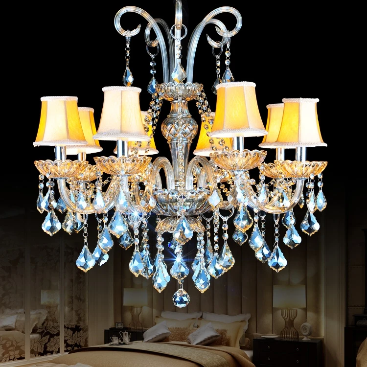 New cognic luxury Modern K9 crystal chandelier Lustres de Cristais ceiling living room pedant ceiling lamp home light fixtures