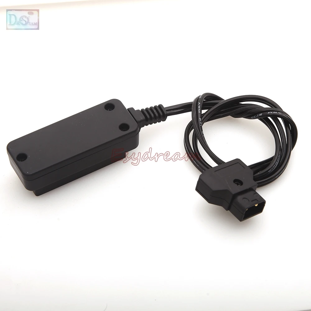 Male D-Tap Power Tap to 4 Female D-Tap P-Tap Hub Adapter for Photography Power