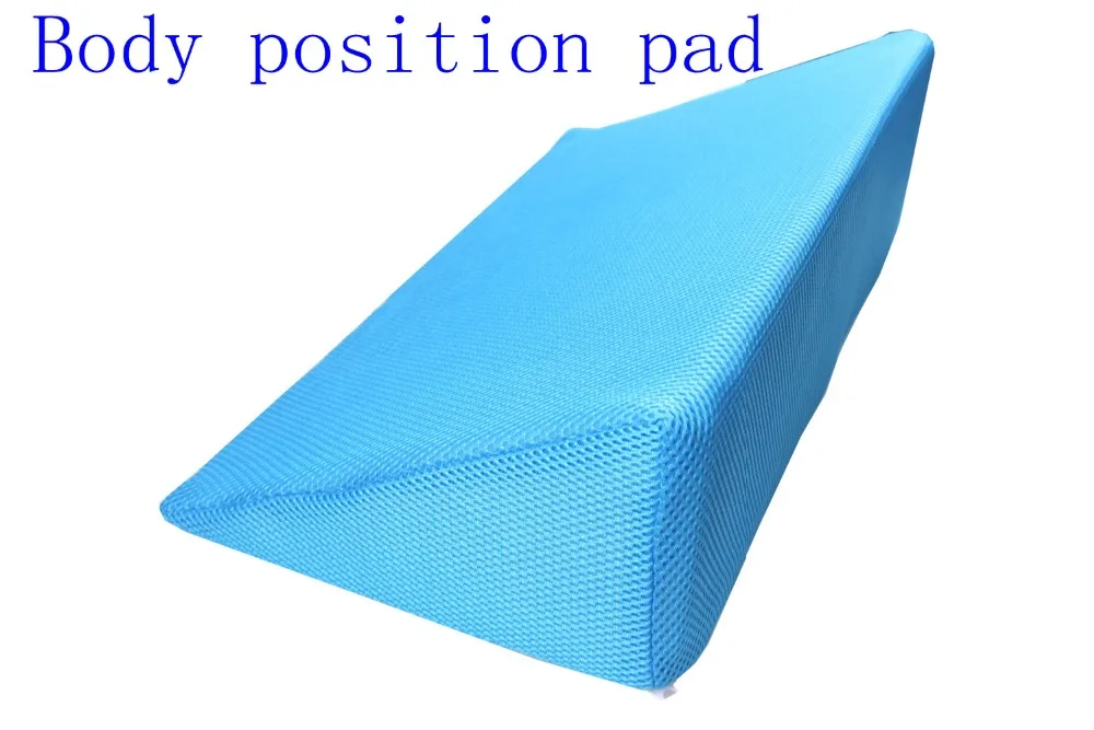 Household paralyzed patients with high-density foam triangle pad turned anti-decubitus care triangle side body position cushion